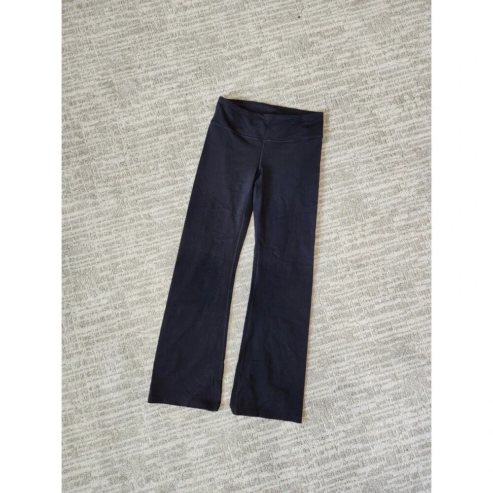 prAna women's Pillar straight leg mid-rise pant black size L Regular Inseam